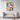 Geometric Dreams of a Colorful Poodle Framed Canvas (Black) / 24 x 32