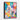 Geometric Dreams of a Colorful Poodle Framed Canvas (Black) / 16 x 20