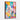 Geometric Dreams of a Colorful Poodle Framed Canvas (Walnut) / 20 x 30