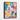 Geometric Dreams of a Colorful Poodle Framed Canvas (Walnut) / 8 x 10