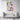 Geometric Dreams of a Colorful Poodle Canvas Wrap / 32 x 48