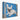 Charming Frenchie on Blue Graffiti Canvas Wrap / 24 x 18
