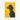 Noble Black Poodle Against Yellow Fine Art Print / 20 x 30