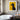 Noble Black Poodle Against Yellow Fine Art Print / 32 x 48