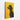 Noble Black Poodle Against Yellow Canvas Wrap / 32 x 48