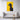 Noble Black Poodle Against Yellow Canvas Wrap / 32 x 48