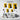 Noble Black Poodle Against Yellow Canvas Wrap / 24 x 32