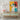 Whimsical Canine in Colorful Spectacle Canvas Wrap / 24 x 32