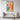 Vibrant Brushstrokes in Canine Portrait Framed Canvas (Walnut) / 32 x 48