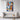 Vivid Cubist Canine Portrait Framed Canvas (Black) / 20 x 30