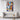 Vivid Cubist Canine Portrait Framed Canvas (Walnut) / 32 x 48