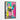 Electric Pink Canine Abstract Fusion Framed Canvas (Black) / 32 x 48