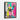 Electric Pink Canine Abstract Fusion Framed Canvas (Black) / 18 x 24