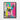 Electric Pink Canine Abstract Fusion Framed Canvas (Black) / 30 x 40