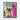 Electric Pink Canine Abstract Fusion Framed Canvas (Black) / 16 x 20