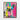 Electric Pink Canine Abstract Fusion Framed Canvas (Walnut) / 11 x 14