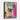 Electric Pink Canine Abstract Fusion Framed Canvas (Walnut) / 8 x 10
