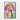 Colorful Canine Expression in Digital Art Framed Canvas (Black) / 32 x 48