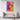 Vivid Canine Gaze in Colorful Expression Framed Canvas (Black) / 20 x 30