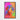 Vivid Canine Gaze in Colorful Expression Framed Canvas (Black) / 32 x 48