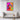 Vivid Canine Gaze in Colorful Expression Framed Canvas (Black) / 24 x 32