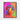 Vivid Canine Gaze in Colorful Expression Framed Canvas (Black) / 11 x 14