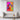 Vivid Canine Gaze in Colorful Expression Framed Canvas (Walnut) / 32 x 48