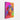 Vivid Canine Gaze in Colorful Expression Canvas Wrap / 32 x 48