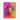 Vivid Canine Gaze in Colorful Expression Canvas Wrap / 8 x 10