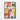 Whimsical Dog Amidst Colorful Abstract Framed Canvas (Black) / 32 x 48