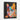 Colorful Canine Mosaic Expression Framed Canvas (Black) / 11 x 14