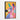 Colorful Canine Modern Geometry Framed Canvas (Black) / 32 x 48