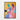 Colorful Canine Modern Geometry Framed Canvas (Black) / 32 x 48