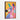 Colorful Canine Modern Geometry Framed Canvas (Walnut) / 32 x 48