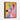 Colorful Canine Modern Geometry Framed Canvas (Walnut) / 24 x 32