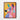 Colorful Canine Modern Geometry Framed Canvas (Walnut) / 24 x 32
