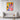 Colorful Canine Modern Geometry Framed Canvas (Walnut) / 30 x 40