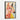 Abstract Cubist Geometric Fox Portrait Framed Canvas (Black) / 20 x 30