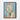 Geometric Canine Contemplation Canvas Framed Canvas (Black) / 30 x 40