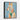 Geometric Canine Contemplation Canvas Framed Canvas (Black) / 8 x 10