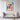 Vibrant Mosaic Canine Portrait Framed Canvas (Black) / 24 x 32
