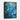 Majestic Blue Seahorse in Dreamy Depths Framed Canvas (Black) / 8 x 10