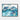 Oceanic Dance: Dolphins in Azure Tides Framed Canvas (Black) / 14 x 11
