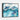 Oceanic Dance: Dolphins in Azure Tides Framed Canvas (Black) / 20 x 16