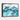 Oceanic Dance: Dolphins in Azure Tides Framed Canvas (Walnut) / 32 x 24