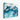 Oceanic Dance: Dolphins in Azure Tides Canvas Wrap / 14 x 11