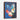 Vibrant Metamorphosis Abstract Butterfly Framed Canvas (Walnut) / 8 x 10