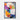 Dynamic Geometric Abstraction in Color Framed Canvas (Black) / 20 x 30
