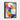 Dynamic Geometric Abstraction in Color Framed Canvas (Black) / 18 x 24