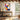 Dynamic Geometric Abstraction in Color Framed Canvas (Walnut) / 32 x 48